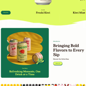 Thiết kế website đồ uống