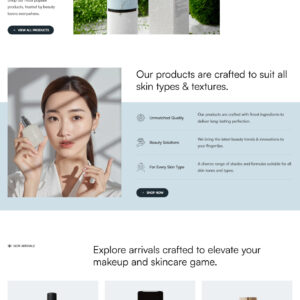 Thiết kế website bán mỹ phẩm