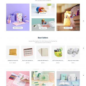 Thiết kế website văn phòng phẩm