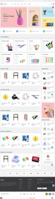 Thiết kế website văn phòng phẩm