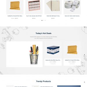 Thiết kế website văn phòng phẩm