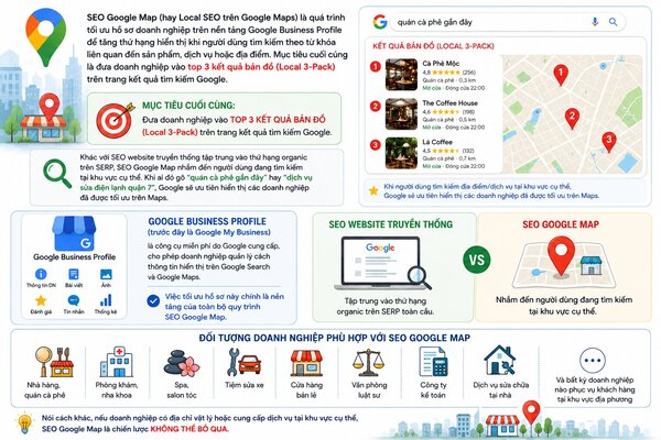 Định nghĩa SEO Google Map